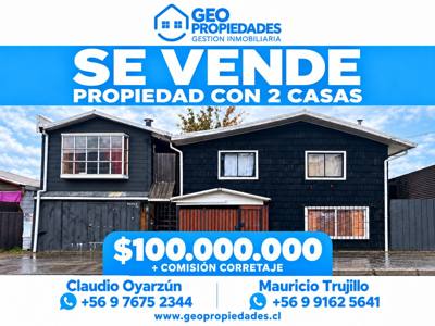 SE VENDE PROPIEDAD CON 2 CASA