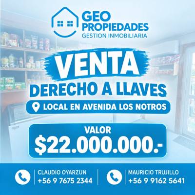 VENDEMOS DERECHO A LLAVES MINIMARKET