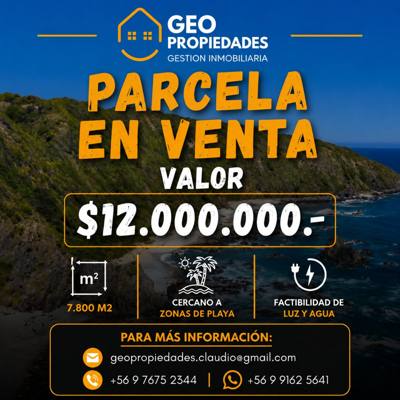 VENDEMOS PARCELA DE 7800 M2 AL MEJOR PRECIO